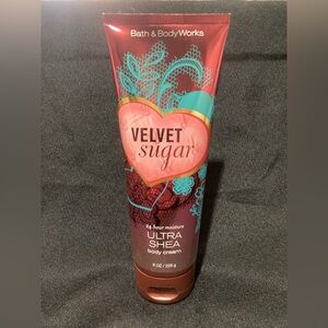 New Bath & Body Works Velvet Sugar 24 HR Moisture Shea Body Cream 8OZ Lotion
